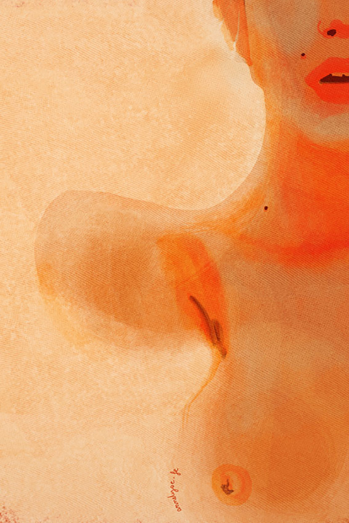 Illustration "femme au sein" by Annelyse avec un y